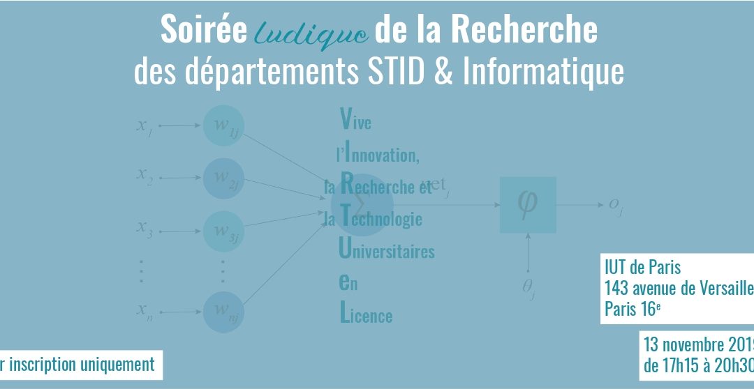 Soirée de la Recherche à l’IUT de Paris