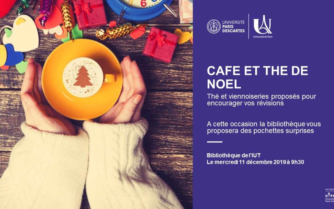 Café et thé à la bibliothèque de l’IUT !