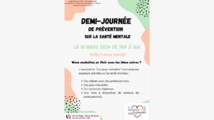 Demi-journée de prévention sur la thématique de la santé mentale @ IUT de Paris - Rives de Seine